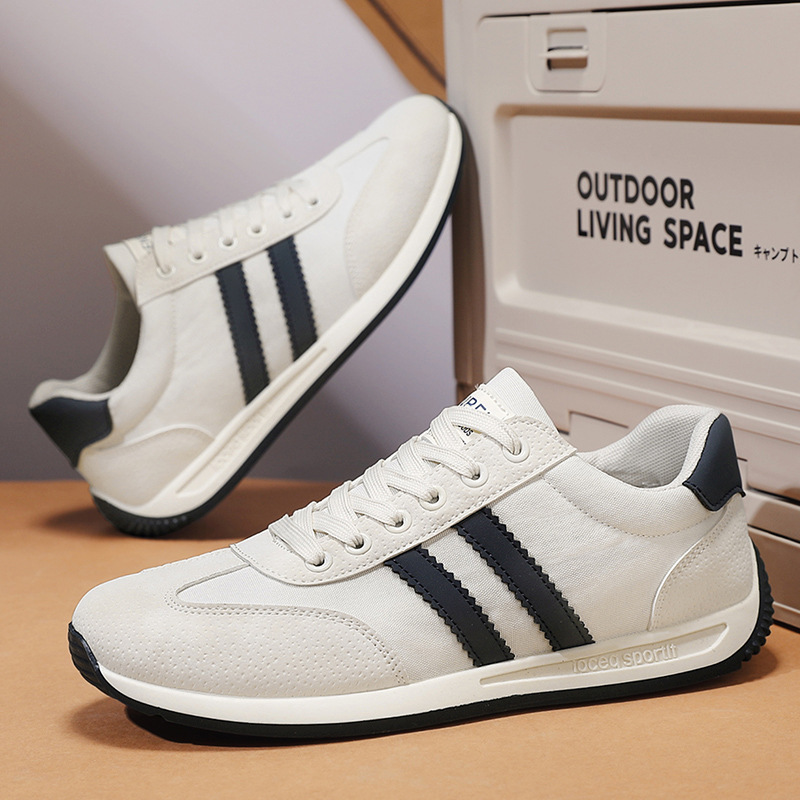 Zapatos blancos de todo fósforo de moda baja de primavera y verano para estudiantes coreanos, casuales al aire libre, cómodos y transpirables, zapatos perezosos