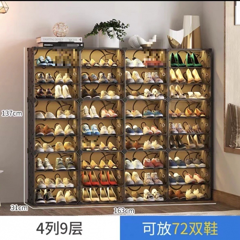 靴箱を折って引っ張ると、40足の靴棚寮の入り口で壁の靴に寄りかかって丈夫で長持ちする多層の棚を使う|undefined