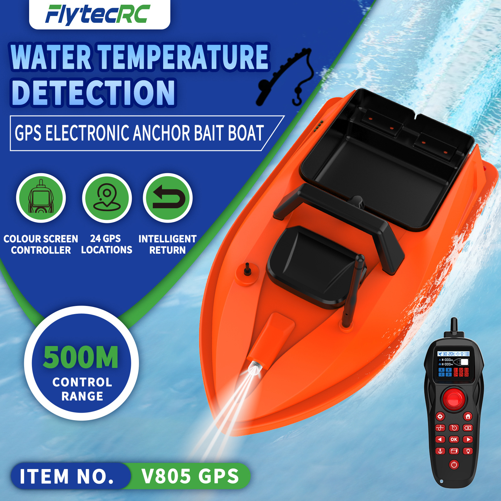 smart travel speedboat for fishing