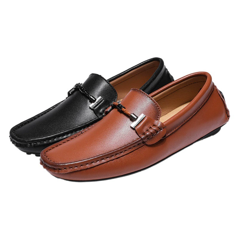 Весной и летом новые мужские трансграничные ботинки из бобов большого размера