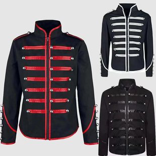 2023 Cross-Border New Product Amazon Wish Independent Station Popular Medieval Gothic Men's Jacket Steampunk