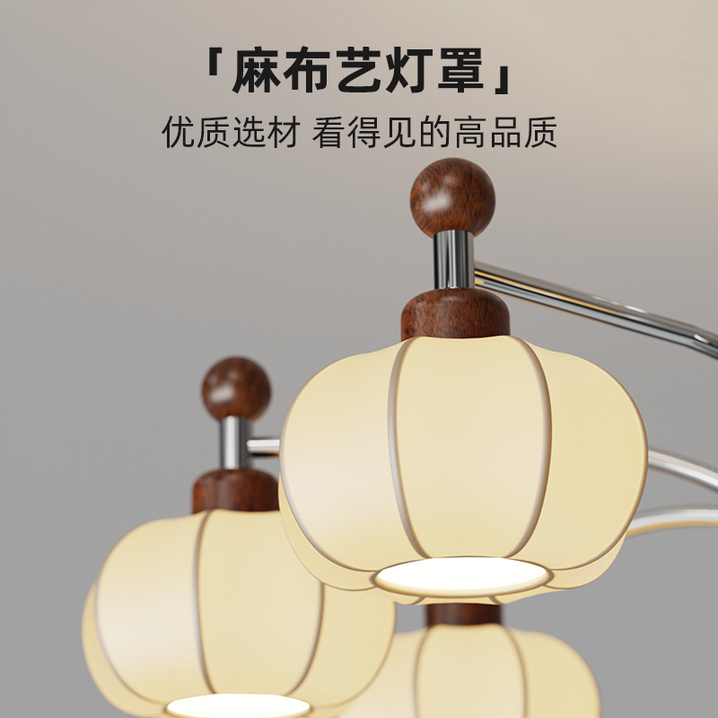 Araña de sala de estar de estilo antiguo francés, diseño de iluminación de dormitorio retro americano de alta gama, lámpara de bar de restaurante