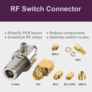 RF ��վ�쾀�D���^  Nĸ�DSMAĸMMCX-J-P-H-ST-TH1 MMCX�B����