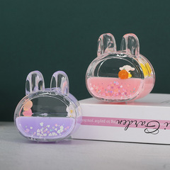 New cartoon liquid sand hourglass oil drop decorative oil leakage clear acrylic oil drop stress relief craft creative gift