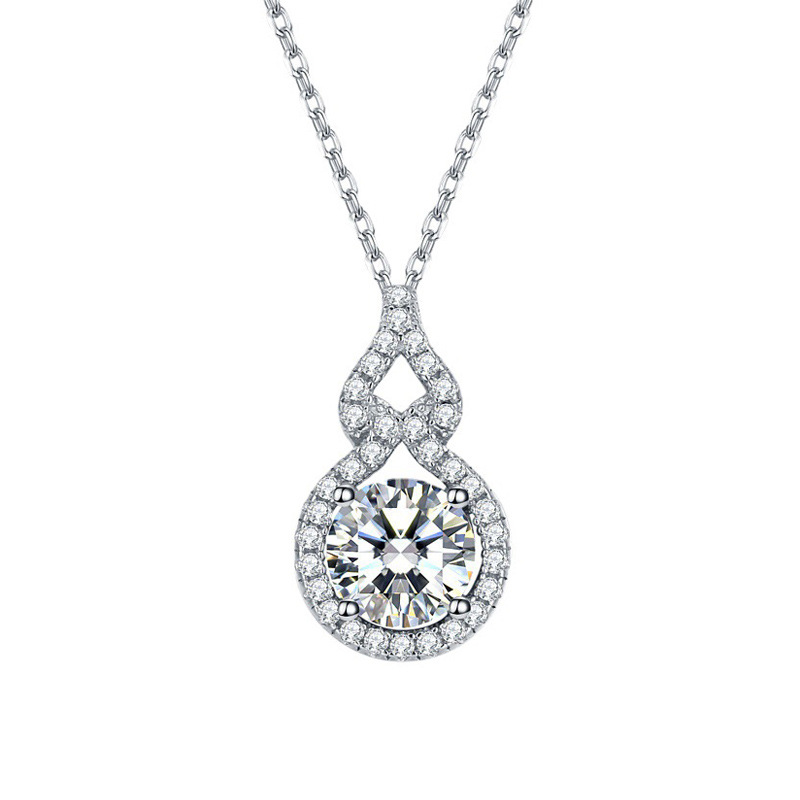 Collier gourde X37 2 carats [avec chaîne]