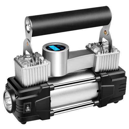 Carefully selected car air pump dual 60 cylinder car tire high pressure air filling automatic electric vehicle pump wholesale