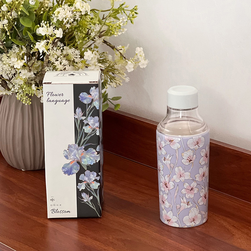 Shang 'en cerámica serie de flores creativas de cerámica tazas de agua fría tazas de mano tazas portátiles para salir tazas de regalo para amigos