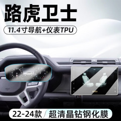 24種類の路虎ガーディアンの中制御スクリーン強化膜90ナビゲーション保護フィルム110自動車内装2023を適用する