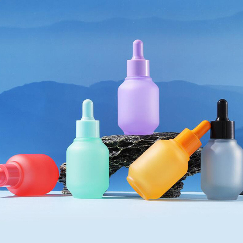 Botella de linterna de color de 30ml botella de tanque de gas macaron botella de esencia botella de líquido líquido botella de gotas botella de aceite esencial