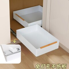 拐角橱柜拉篮厨房深柜内改造滑轨抽屉式锅具收纳转角抽拉式置物架