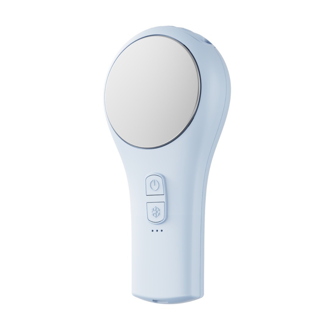 Nuevo transfronterizo nuevo Halter portátil de mano ventilador de refrigeración portátil pequeño mini USB ventilador de escritorio