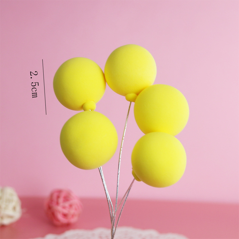 Birthday Balloon Soft Clay Party Cake Decorating Supplies display picture 3