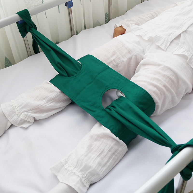 卧床躁动老人病人膝部约束带腿部膝盖下肢束缚带防坠床安全固定绳