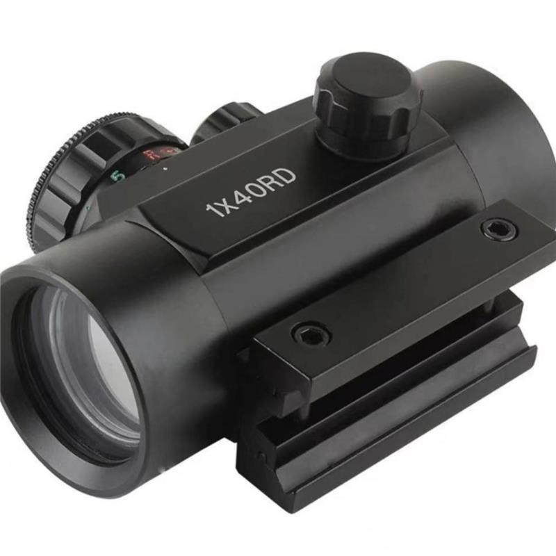 Accesorios de lanza transfronteriza RD 1 * 40 viaje al aire libre objetivo ajustable telescopio flip-top punto rojo