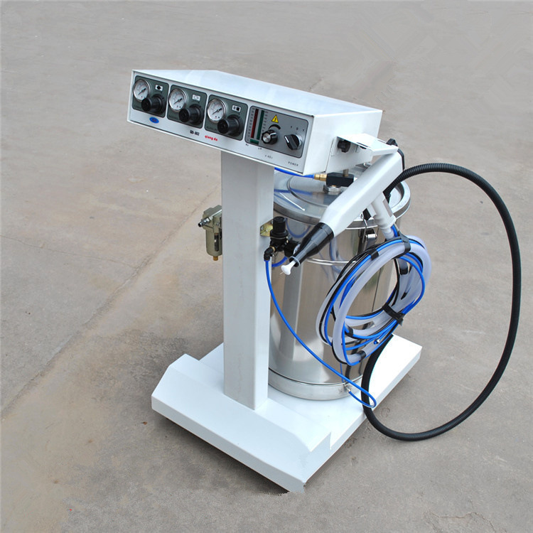 Fabricantes de suministro de hardware pulverización móvil inteligente pulverización electrostática explícita doble pulverización pulverización de polvo equipo de máquina de recubrimiento