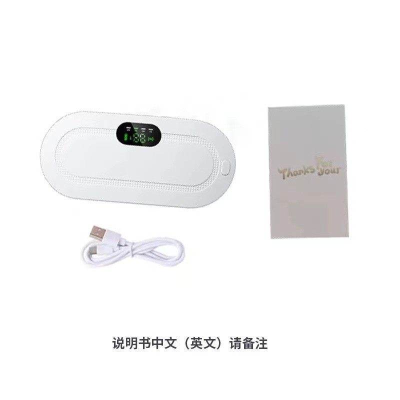 Cinturón de calefacción eléctrico personalizable para aliviar el dolor menstrual en mujeres, dispositivo de calentamiento para el útero, terapia de calor vibrante para los cólicos menstruales.