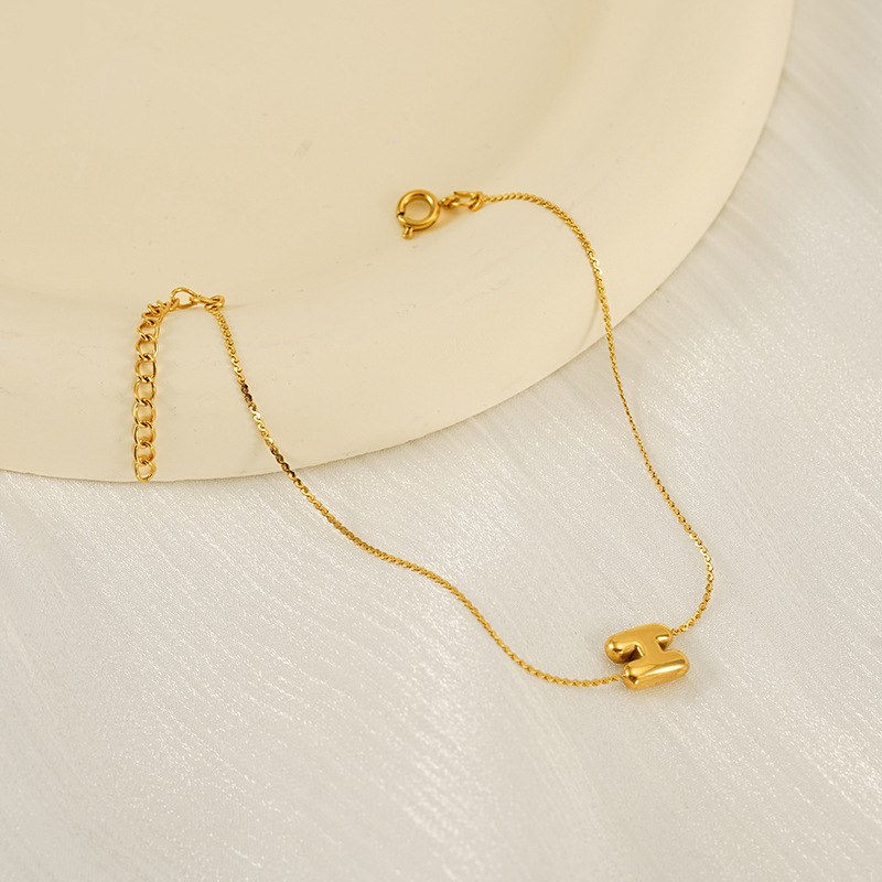 Nuevo lujo ligero de acero inoxidable inswind nicho de diseño de pulseras de letras 26 letras inglesas joyas de moda de mujeres