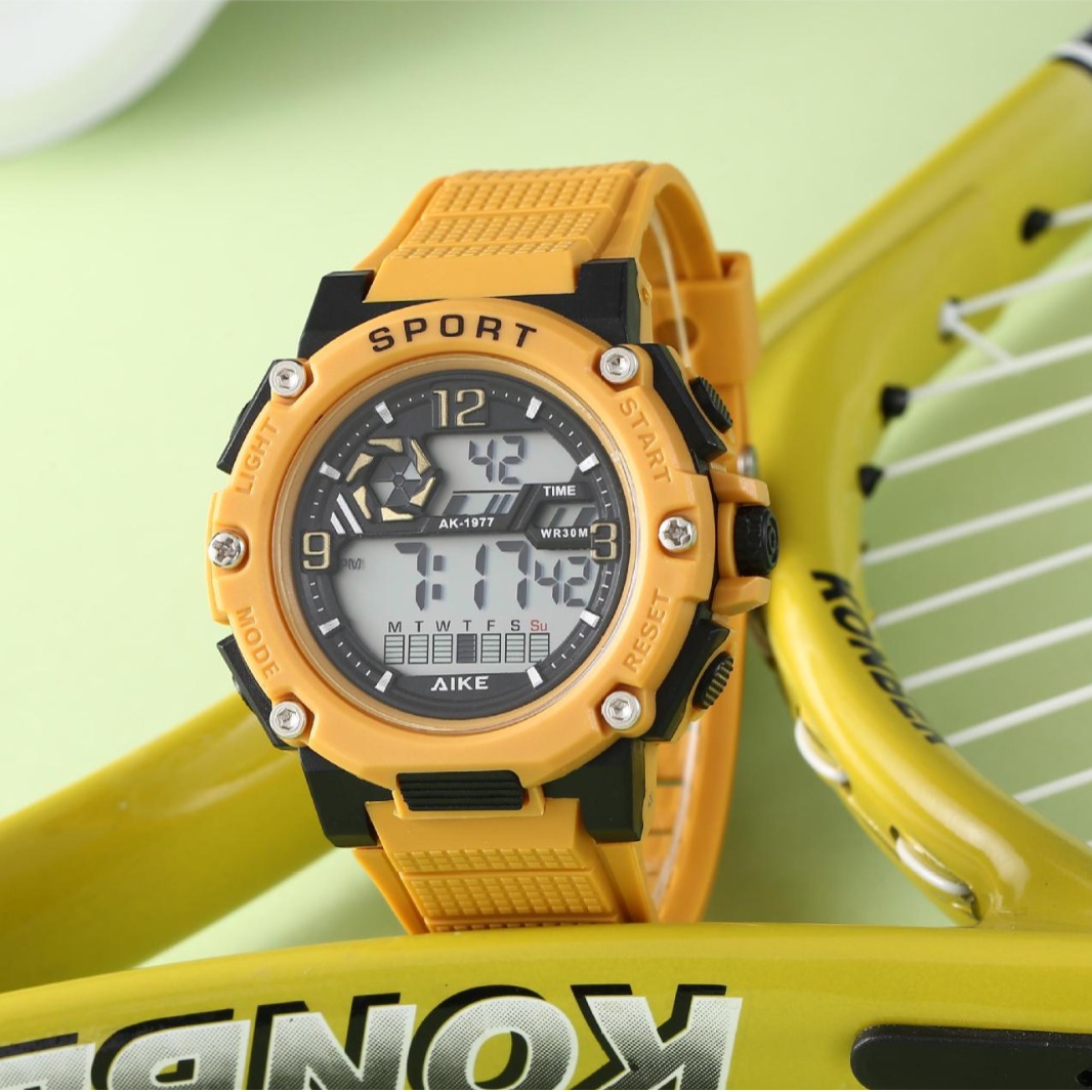 Nuevo hombre al aire libre reloj electrónico de montaña para estudiantes de secundaria y secundaria multifuncional impermeable reloj electrónico de alarma de luz nocturna