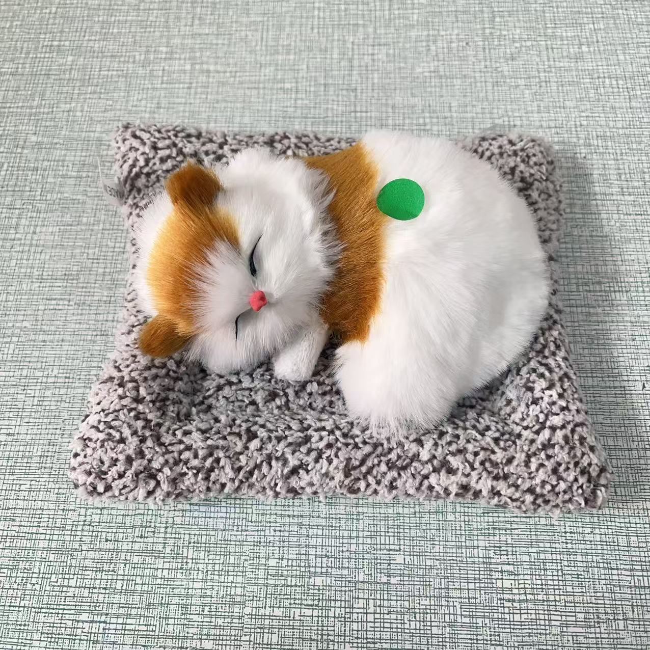 Simulación felina juguete de peluche con sonido puede llamar juguetes para niños animales muñecas gatitos adornos pueden llamar gatitos