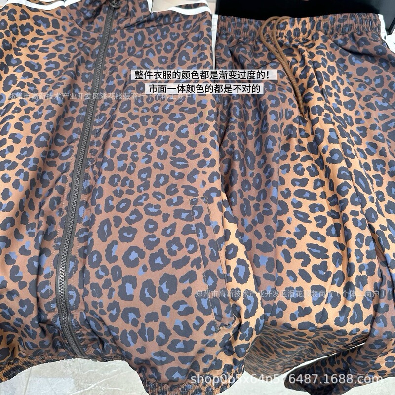 Cross-Border Original! Di 26 Spring Fashion Leopard Print Jacket ➕ Long Pants Cross-Border Original! Di 26 Spring Fashion Leopard Print Jacket ➕ Long Pants