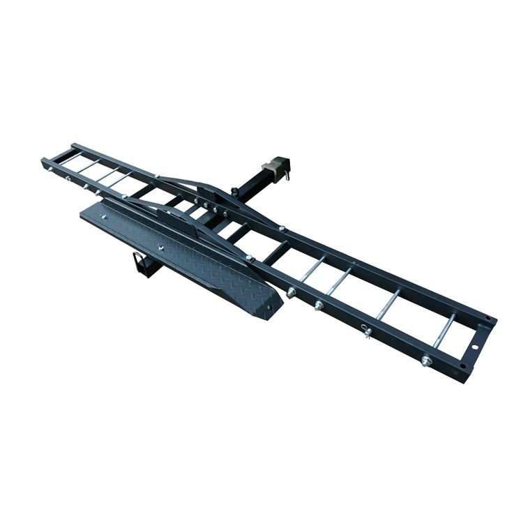 Rear Hitch Mount Motorcycle Carrier for Installation on the Rear of the Vehicle