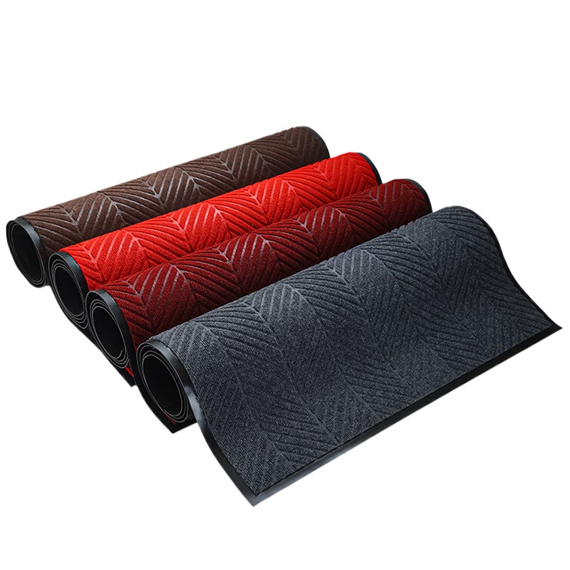 Nuevo producto patrón de neumáticos alfombrilla de puerta impermeable, antideslizante, resistente al desgaste y a la suciedad cocina oficina baño puerta cocina PVC