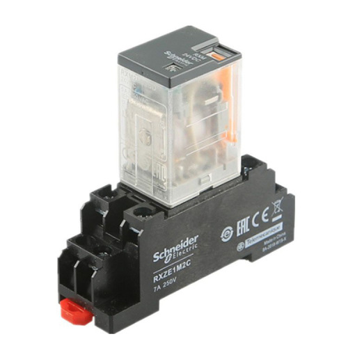 Schneider RXM small intermediate relay with base 220v plug-in 8-pin 14-pin DC24V relay