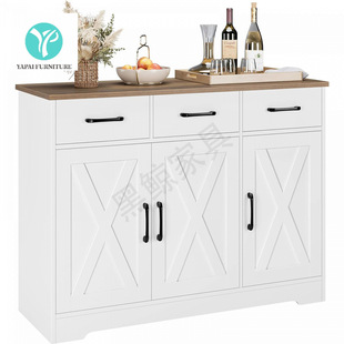 Amazon Amazon Foreign Trade Hot-Selling Panel Furniture Factory Wholesale Cross-Border Supply Sideboard Storage Cabinet