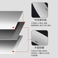 陽江菜刀家用斬切兩用刀具廚房廚師專用不鏽鋼切肉切片砍骨刀
