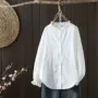 宽松春秋大码立领女衬衫