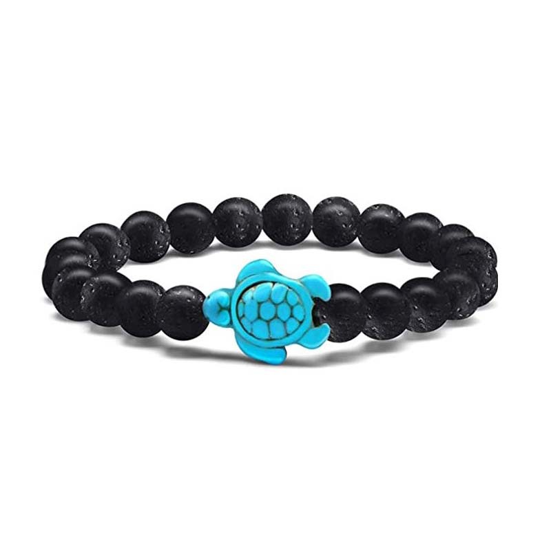 Retro Tortoise Geometric natural stone Unisex Bracelets 1 Piece