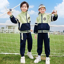 幼儿园服春秋新款儿童校服小学生班服运动套装学两件套双面纯棉套