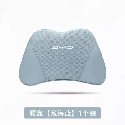 Waist support neck support headrests, memory foam - seagull-light-sea-blue-lumbar-pillow-1-piece