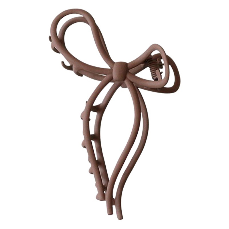 Elegante pinza de pelo para mujer, modelo nuevo 2025, pinza para la parte posterior de la cabeza, pinza de tiburón con un toque de alta gama, accesorio para el cabello grande.