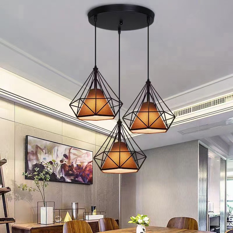 2025 lámpara roja de red moderna simple lámpara de comedor lámpara de balcón lámpara de sala lámpara de tarjeta lámpara de bar