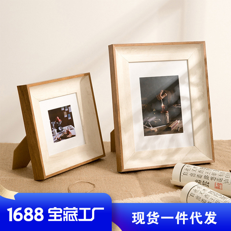 Photo Frame Table Modern Simple Desktop Decoration Ornaments 6 Inches 7 8inch Photo Album Frame Photo Printing Plus Photo Frame Wholesale