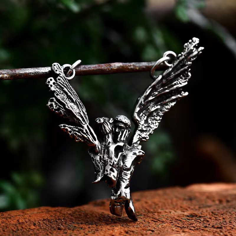 Cross-border new men's necklace personalized fashion European and American retro trend temperament punk style couple necklace jewelry