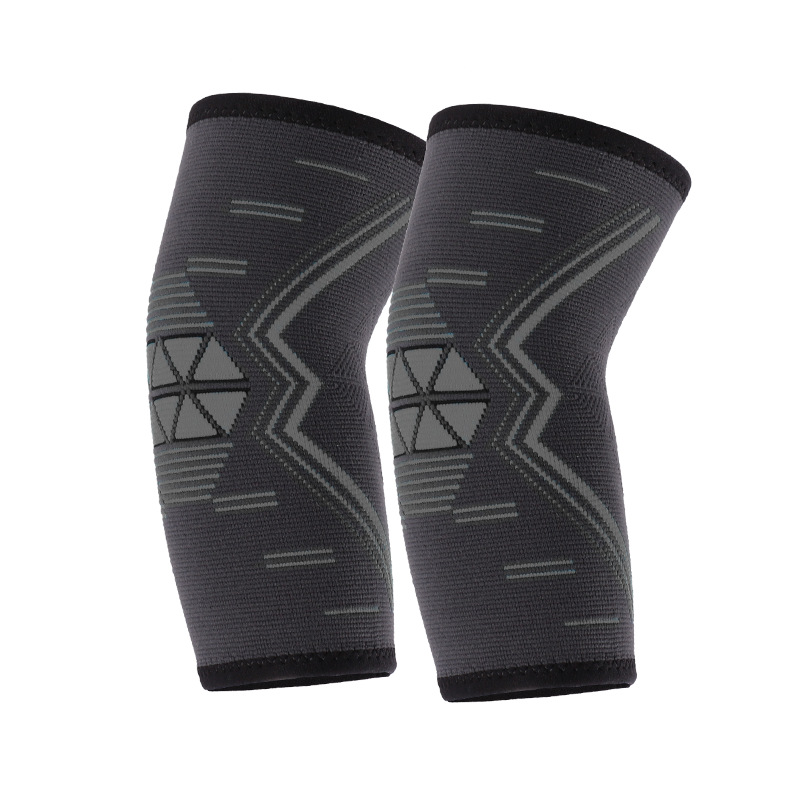 Almohadilla de codo deportiva transfronteriza almohadilla de codo de punto de nylon banda de presión elástica de cuatro lados que aprieta la almohadilla de codo de Bádminton de baloncesto transpirable image 7