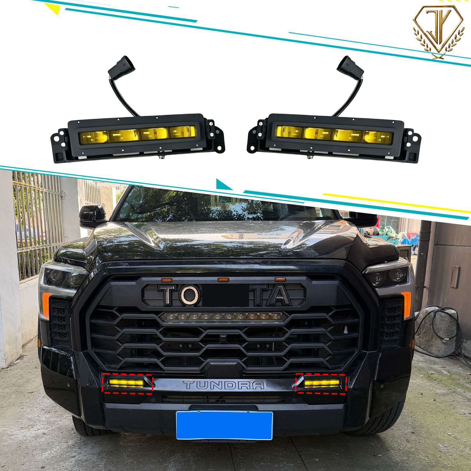 2022+ Tundra TRD PRO Edition Fog Lights (Yellow Light)