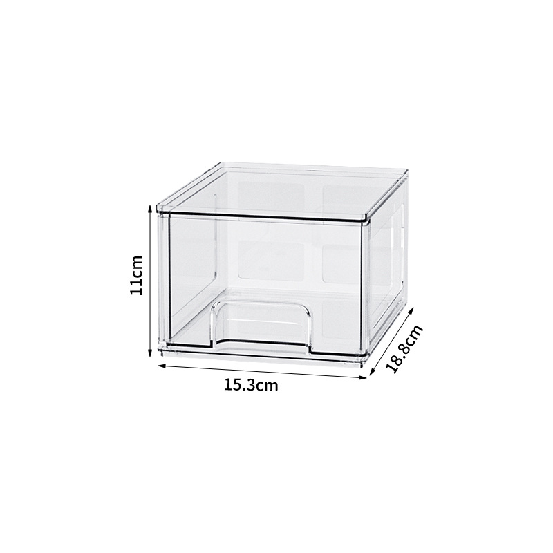 Caja de almacenamiento de escritorio compartimiento café bolsa de té caja de almacenamiento con tapa extraíble a prueba de polvo Oficina buena caja de almacenamiento