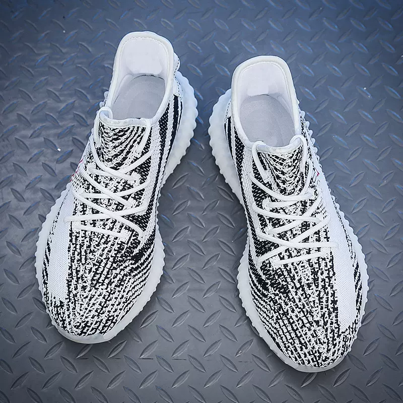 男士休闲风单鞋一件代发学生跑步鞋韩版潮流男网鞋子果冻底椰子鞋