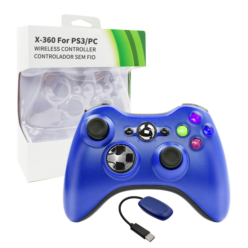 Venta caliente transfronteriza PARA XBOX360 2,4g neutral GamePad inalámbrico con receptor de una sola pieza de entrega