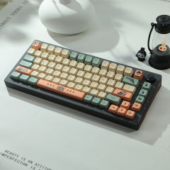 カウボーイは忙しいレトロカラーSDA高メカニカルキーボードキーキャップPBT昇華カスタマイズされたクロスボーダー