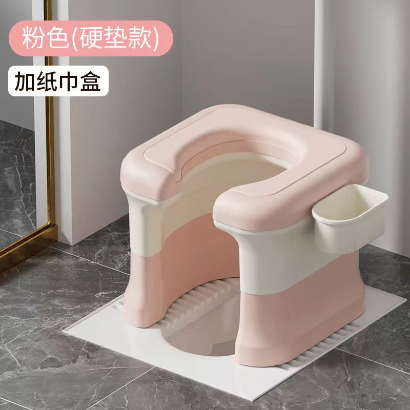 Silla Inodoro Portátil de PP Antideslizante para Baño image 23