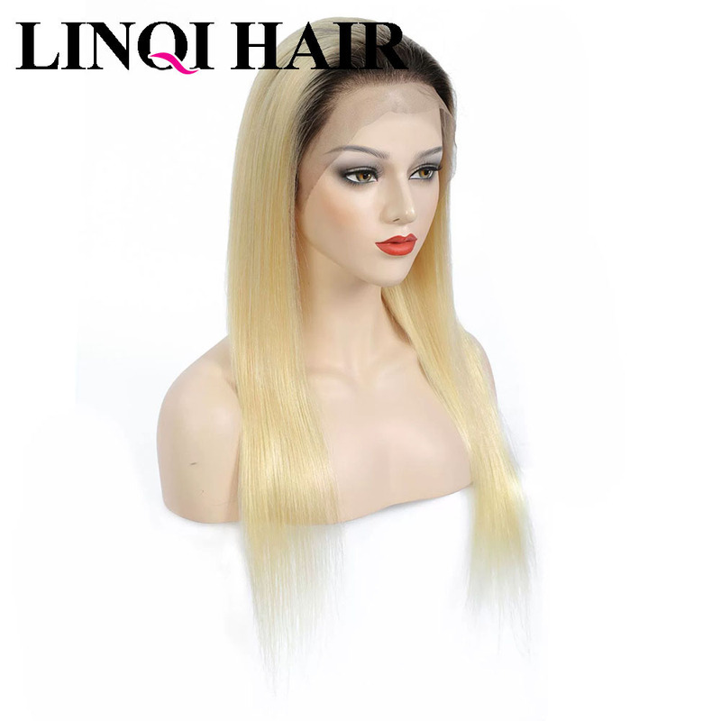 Lace Wig 13X4 Straight Hair T1B-613 # Real Human Hair Long Hair Lace Wig 13X4 Straight Hair T1B-613 # Real Human Hair Long Hair