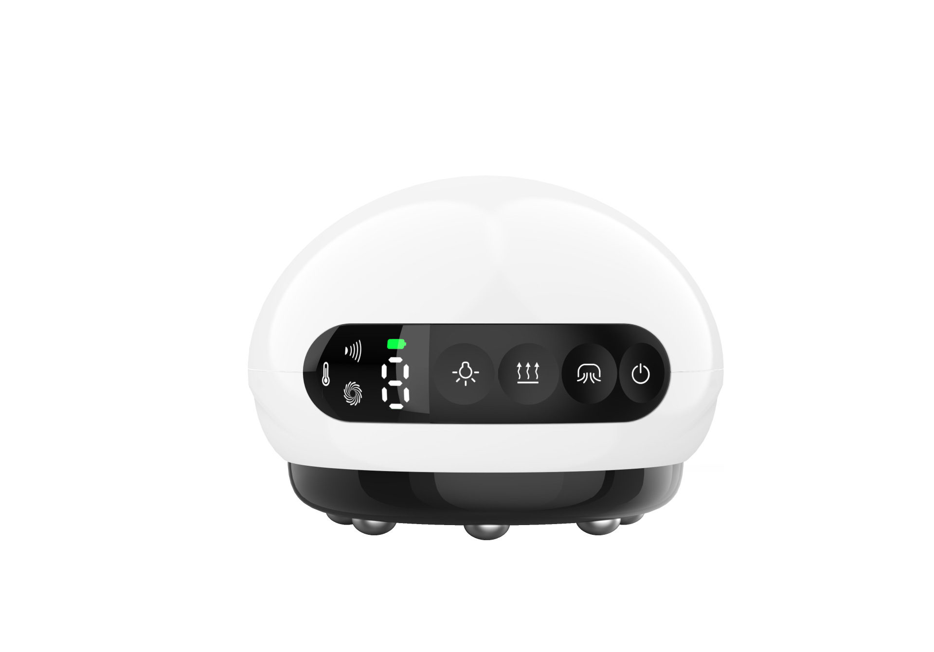 Dispositivo inteligente de raspado meridiano eléctrico, dispositivo de ventosas con calor y luz roja para terapia de espalda, dispositivo de masaje para el hogar.