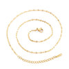 Universal sweater, necklace stainless steel, pendant, chain for key bag , 750 sample gold