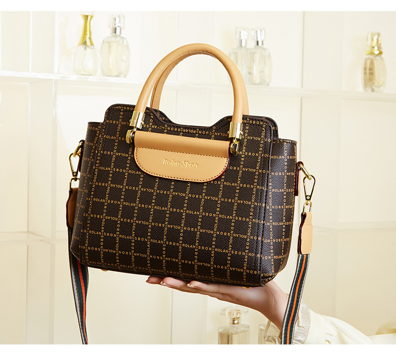 Dames handtas en schoudertas set van echt leer_voghion.com