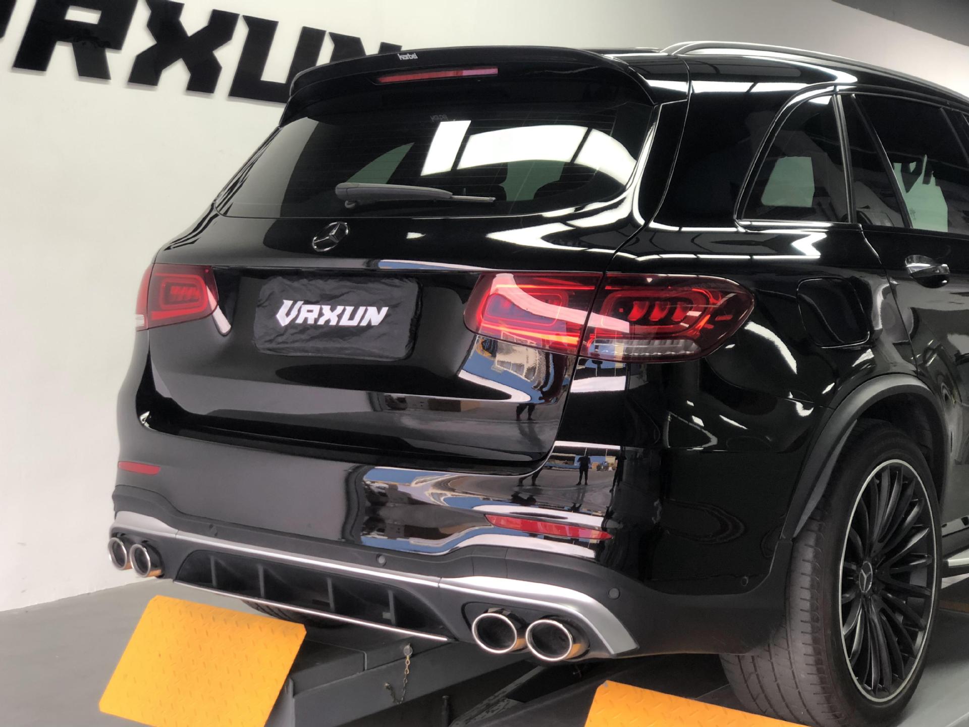 Suitable for 20-22 Mercedes-Benz Glc X253 to 22 Glc43 Amg Surround Upgrade Front and Rear Lip Bars, Grille, and Tail Throat