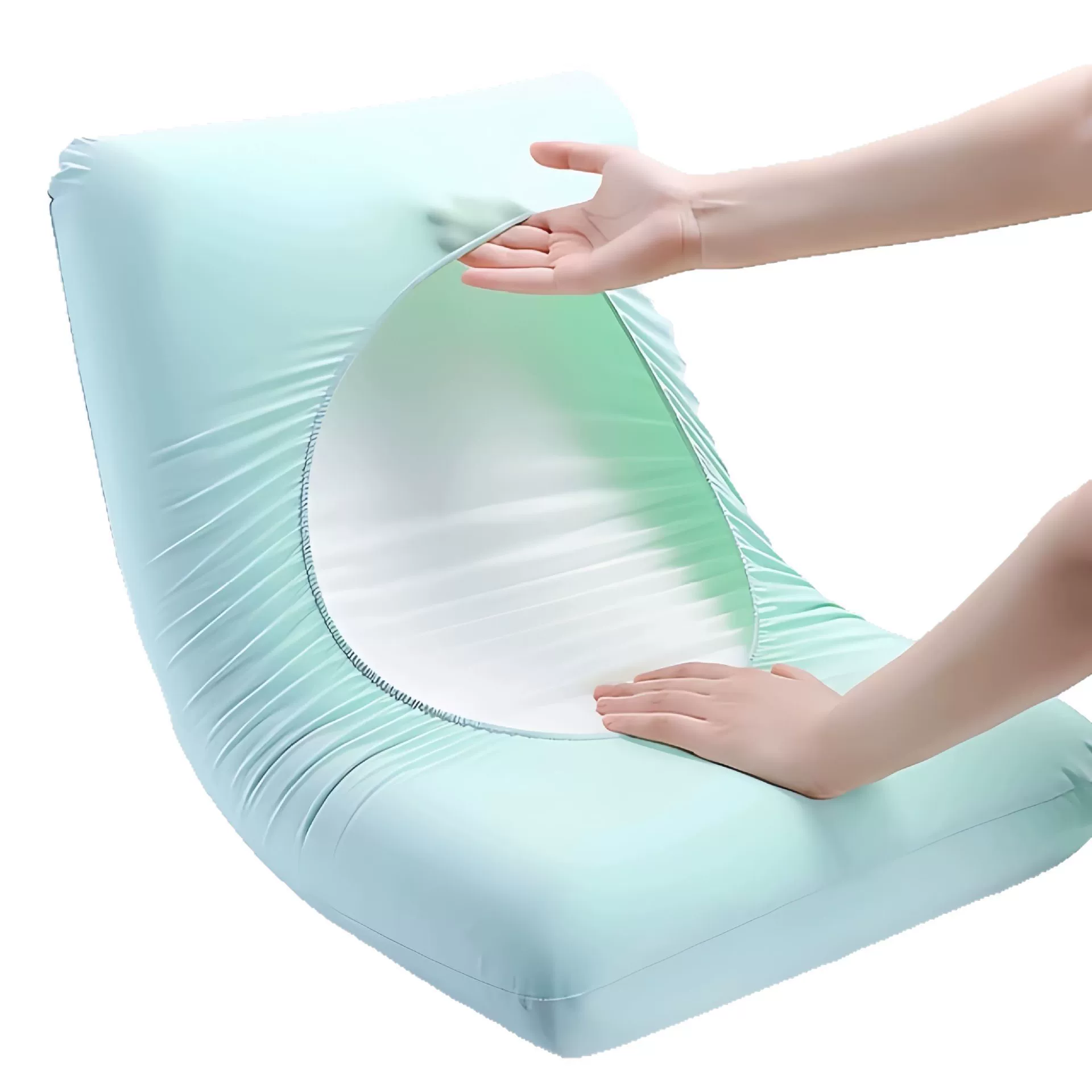 Pillowcase for traveling, train non-woven cloth, increased thickness, for beauty salons